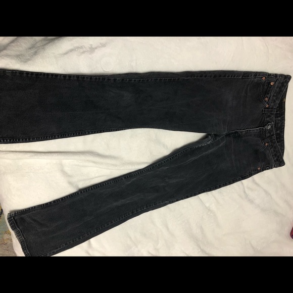 COPY - Levi faded black jeans. Wide leg. - Picture 5 of 10